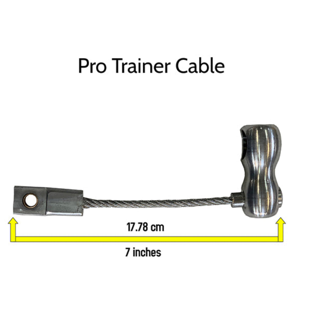 Pro Trainer Cable with measurement details on a white background